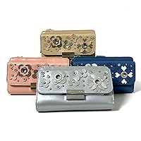 Amazon | アンテプリマ ANTEPRIMA 花柄 ブルー 二つ折財布 L字